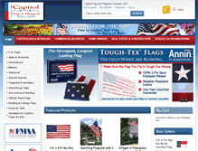 Tablet Screenshot of flagpolemanusa.com